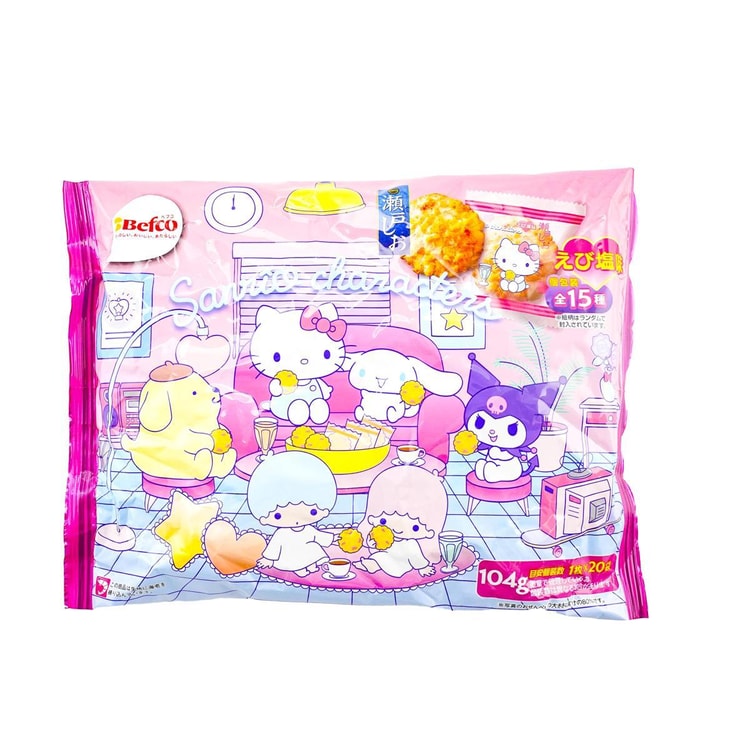 Sanrio Biscuits Shrimp Seto Salt Flavor 104g
