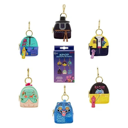 KPop Demon Hunters Mystery Box Mini-Backpacks Bag Charm