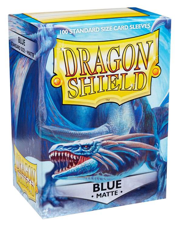 DRAGON SHIELD 100CT BOX MATTE BLUE
