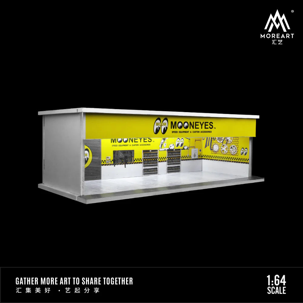 MoreArt 1:64 Mooneyes Maintenance Workshop Scene MO914111