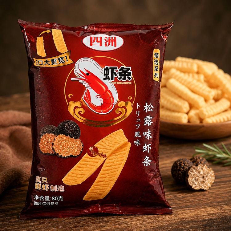 Four Seas Truffle Flavor PrawnCrackers 80g