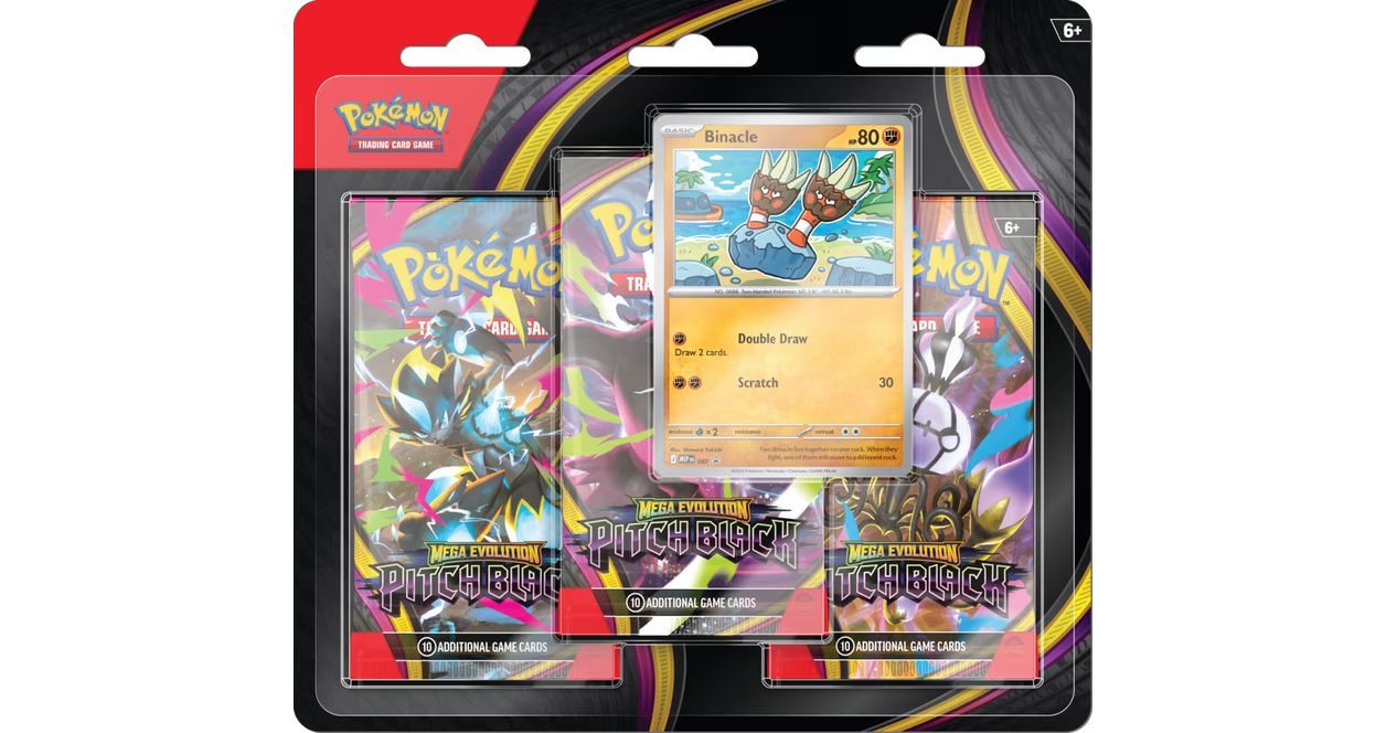 Pokemon Trading Card Game: Pitch Black Three-Booster Blister