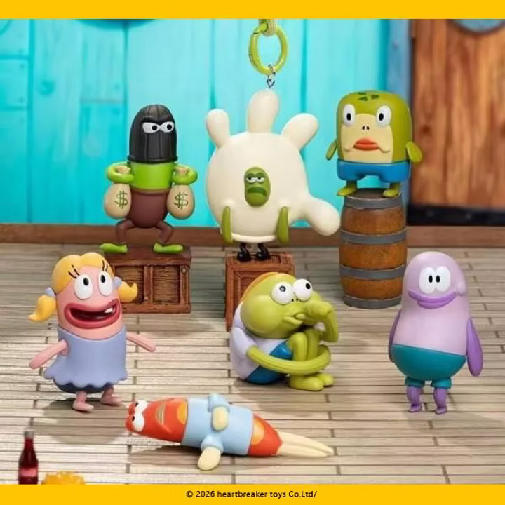 SpongeBob SquarePants "Bikini Bottom Little Fishermen" Series Mystery Box