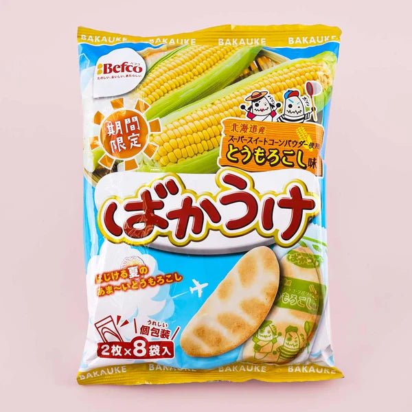 Kuriyama Rice Confectionery Corn CrackersSweet and Fresh Corn Flavor