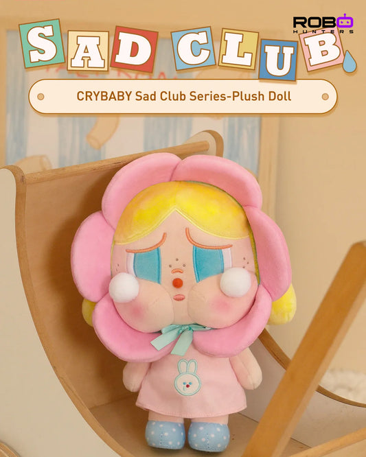 Pop Mart Vinyl Plush Doll - Crybaby Sad Club Plush Figure