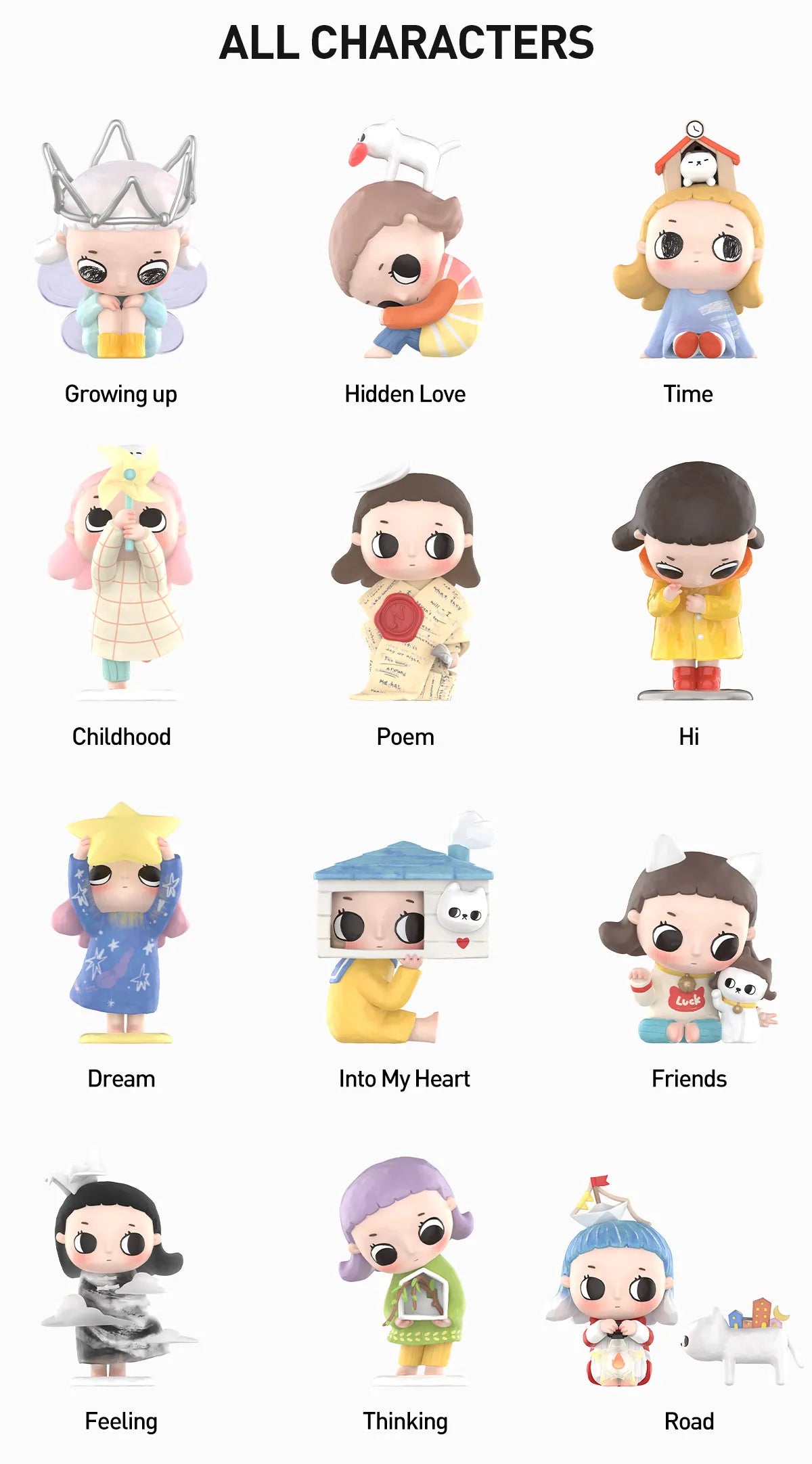 POP MART Nyota Growing up by Your Way Series Figures