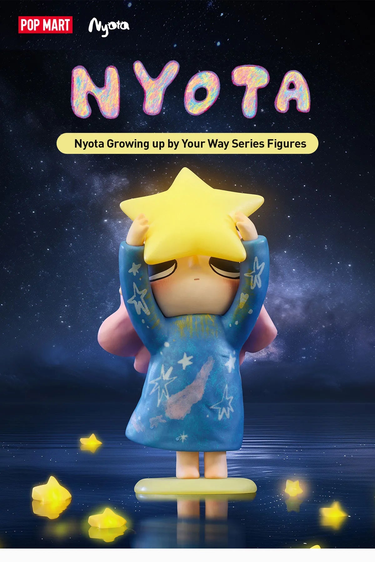 POP MART Nyota Growing up by Your Way Series Figures