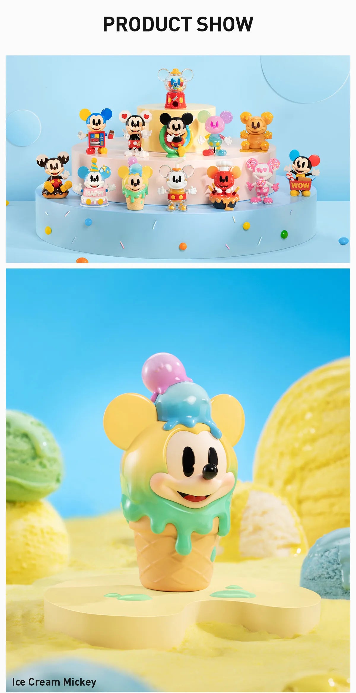 Pop Mart Disney Mickey Childhood of Boundless Imagination Series Figures