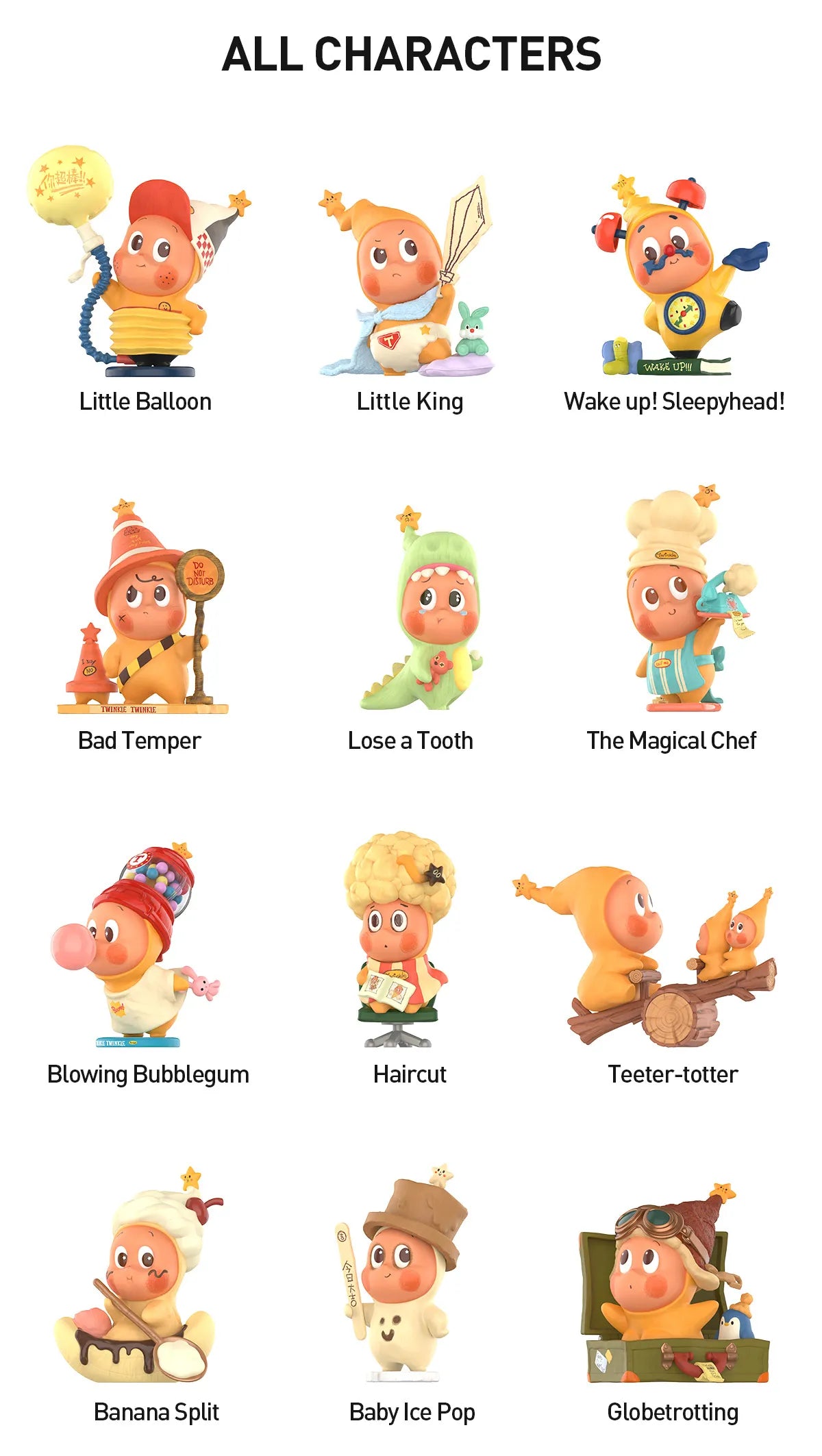 Pop Mart Twinkle Twinkle Be a Little Star Series Figures