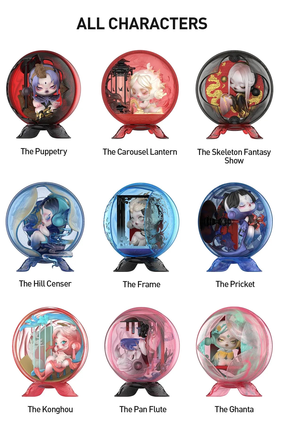 Pop Mart SKULLPANDA The Mirage Series Figures