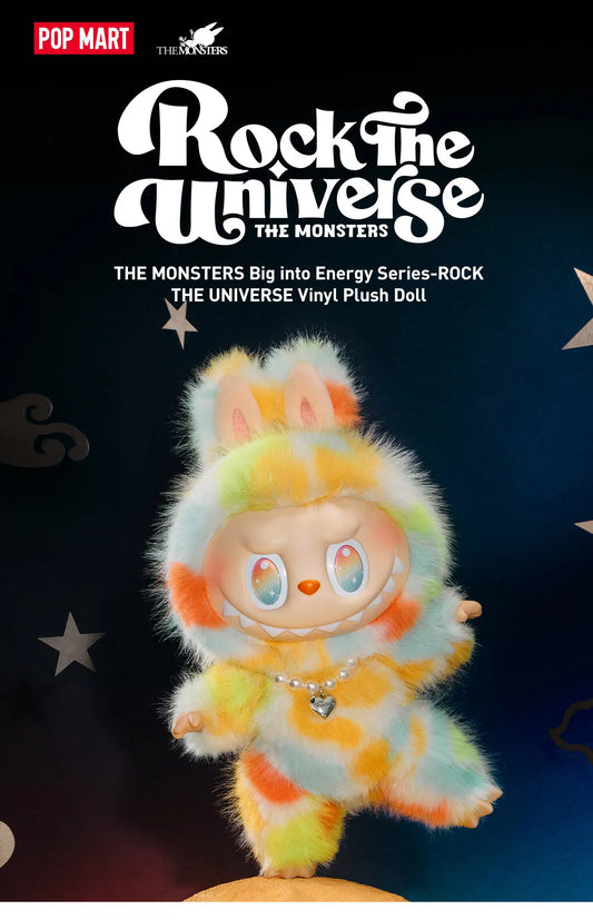 POPMART THE MONSTERS Big into Energy Series-ROCK THE UNIVERSE Vinyl Plush Doll