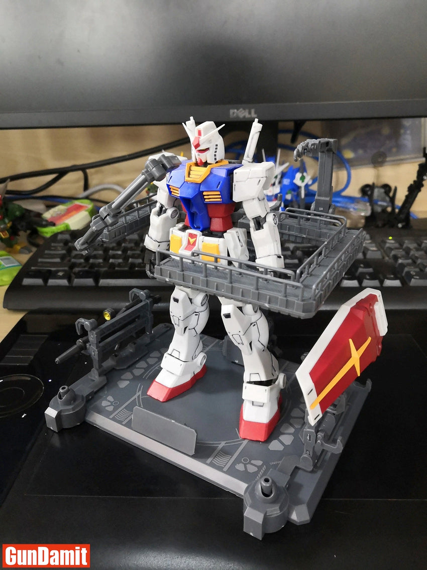 FLS-S Model Hangar Garage Base Model Kit for RG & HG Gundam