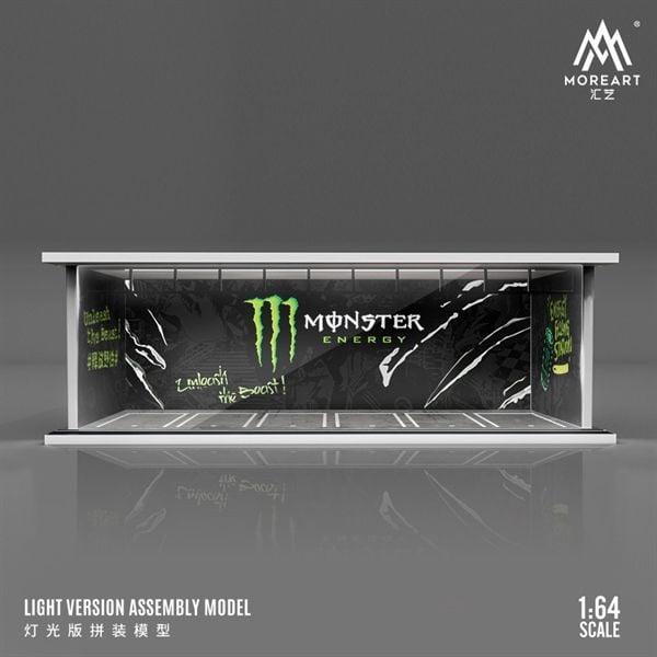 MoreArt 1/64 parking garage monster with light