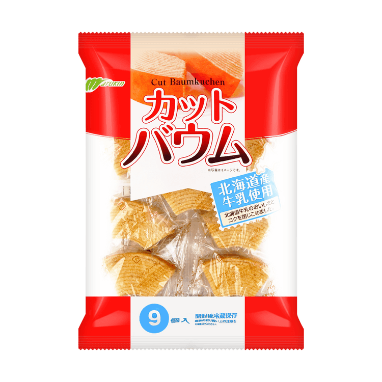 Marukin Mini Cut Milk Baumkuchen 9pcs