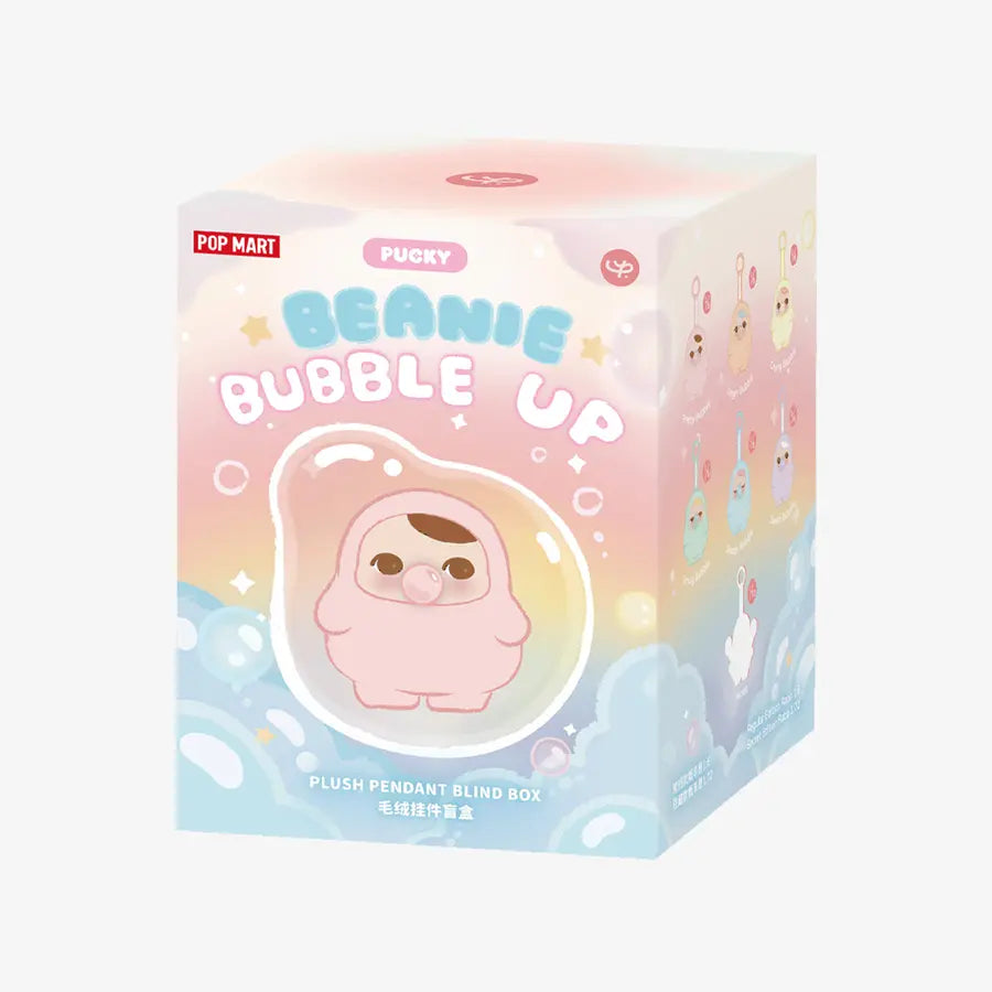 POP MART PUCKY BEANIE BUBBLE UP SERIES-Plush Pendant Blind Box