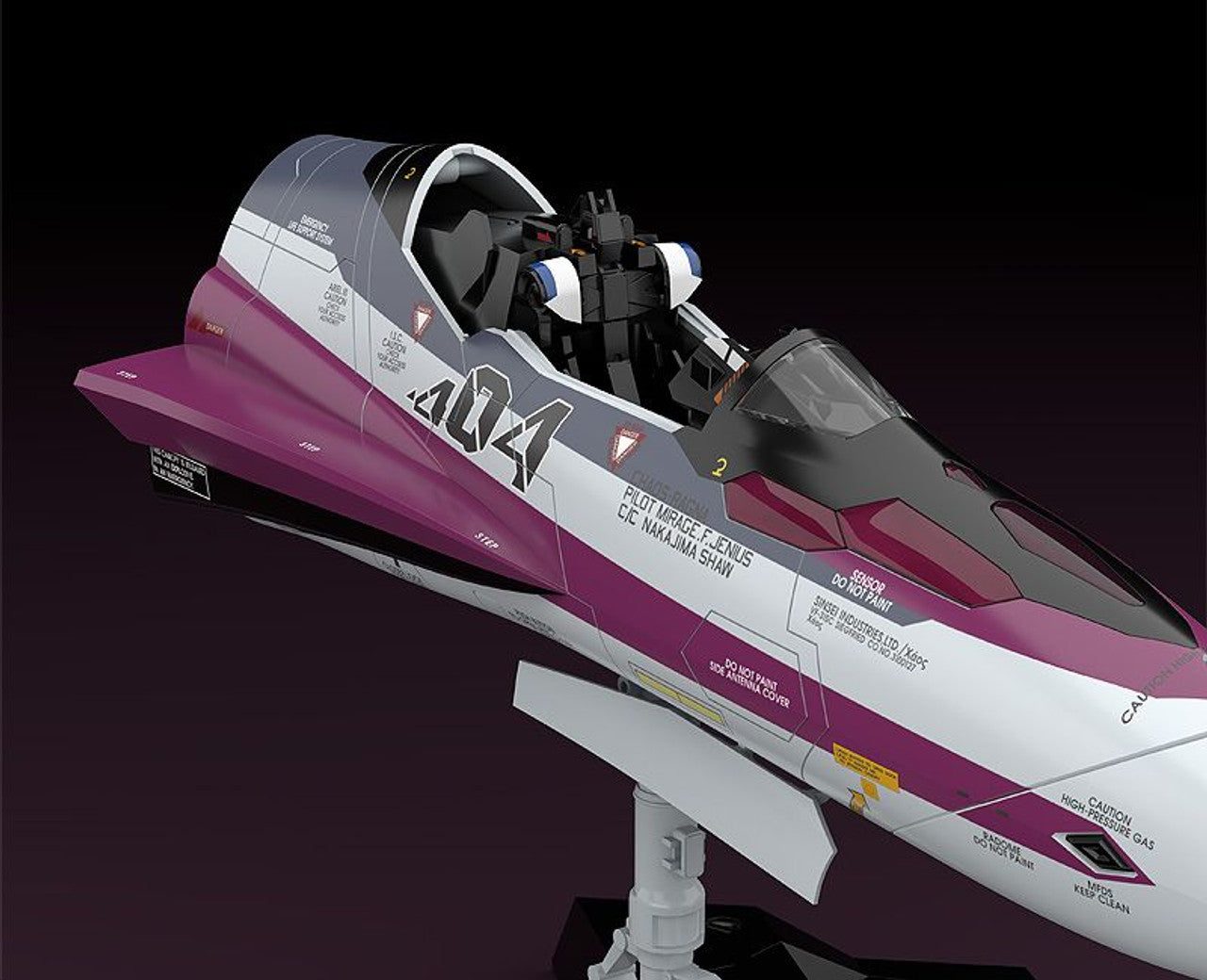 Max Factory PLAMAX MF-52 Macross Delta VF-31C Fighter Nose Collection Model Kit
