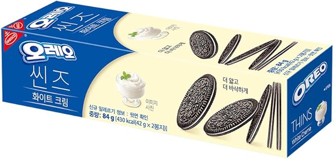 oreo thins white cream 84g
