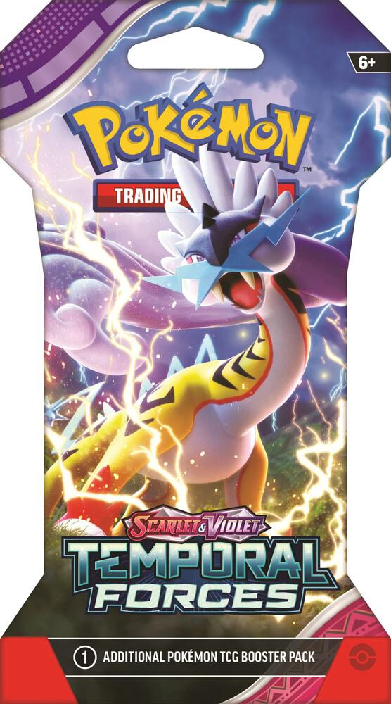 Pokemon TCG: Temporal Forces Sleeved Booster Pack - SV05: Temporal Forces (TEF)