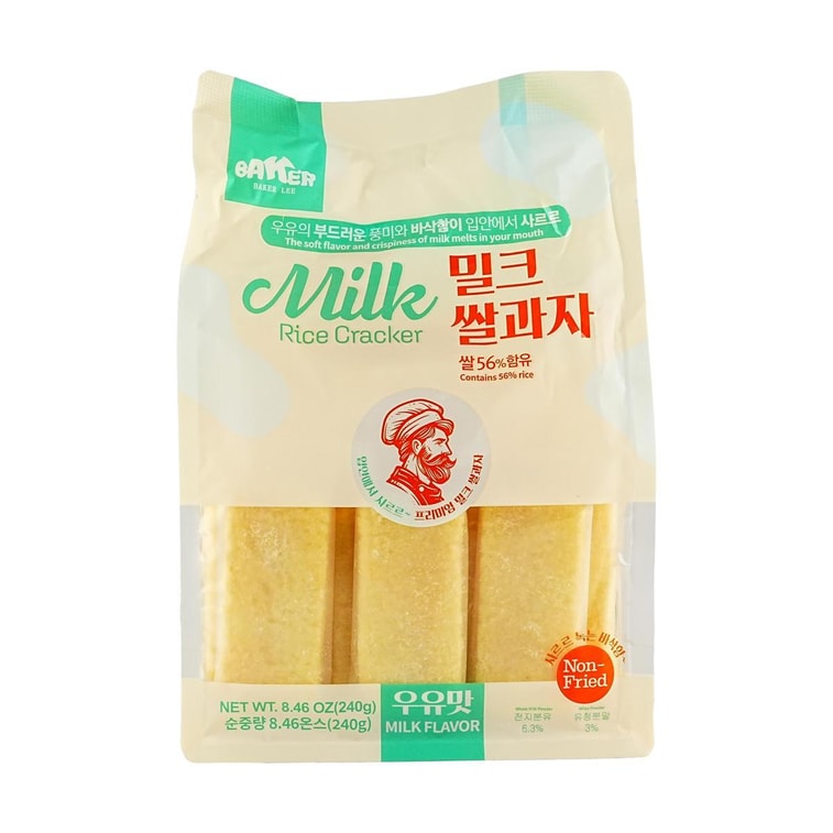 Baker Lee Milk Rice Cracker (Cheese Flavor)