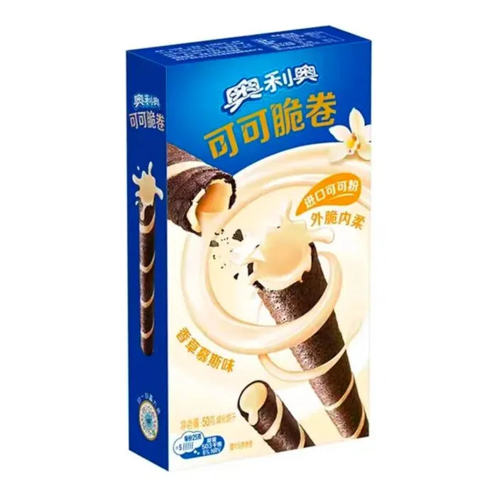 Oreo Cocoa Crispy Roll - Vanilla Mousse Flavour 50g