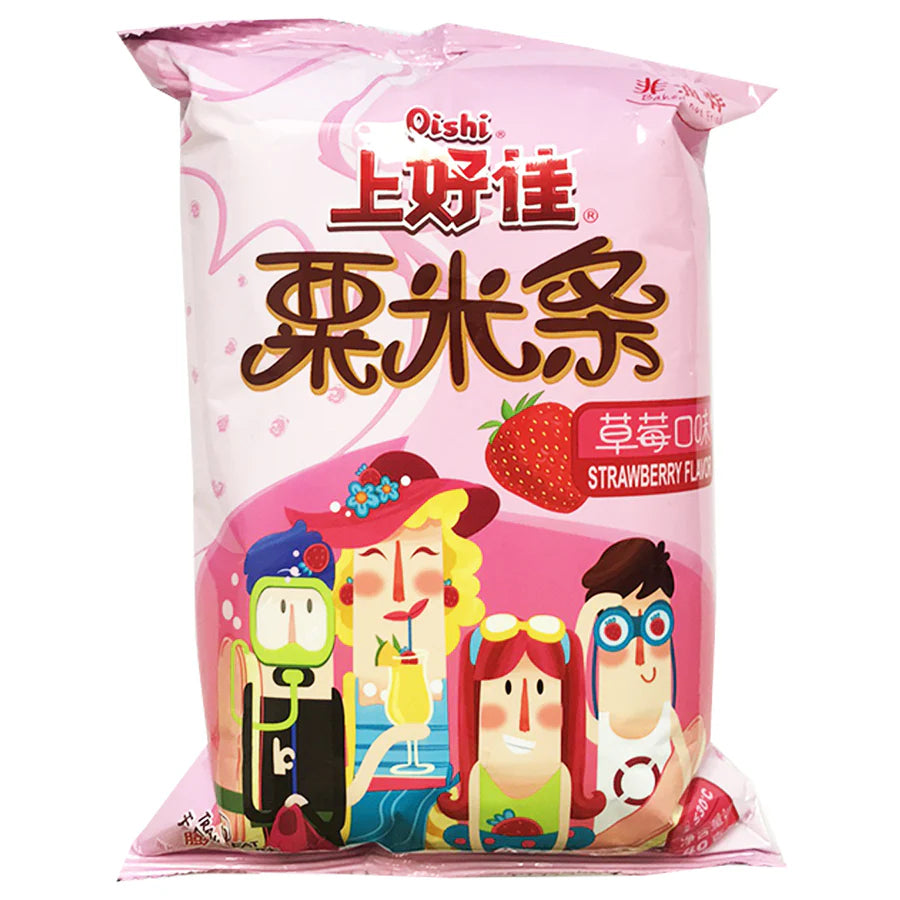 Oishi Puffed Snack Strawberry Flavor 40g