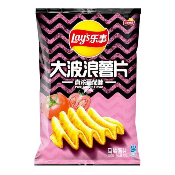 Lay's Wave Potato Chips (Pure Tomato)