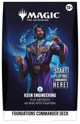 Magic: The Gathering Foundations Commander Deck Keen Engineering