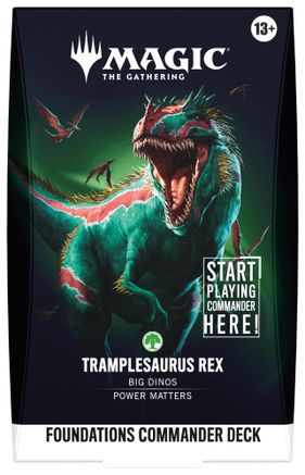 Magic: The Gathering Foundations Commander Deck Tramplesaurus Rex