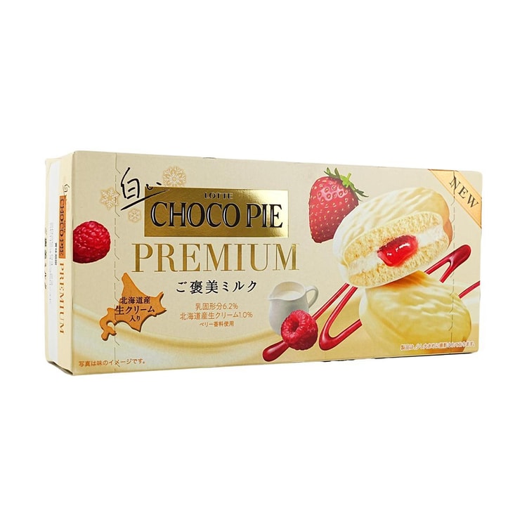 LOTTE PREMIUM White Chocolate Pie 6 pcs