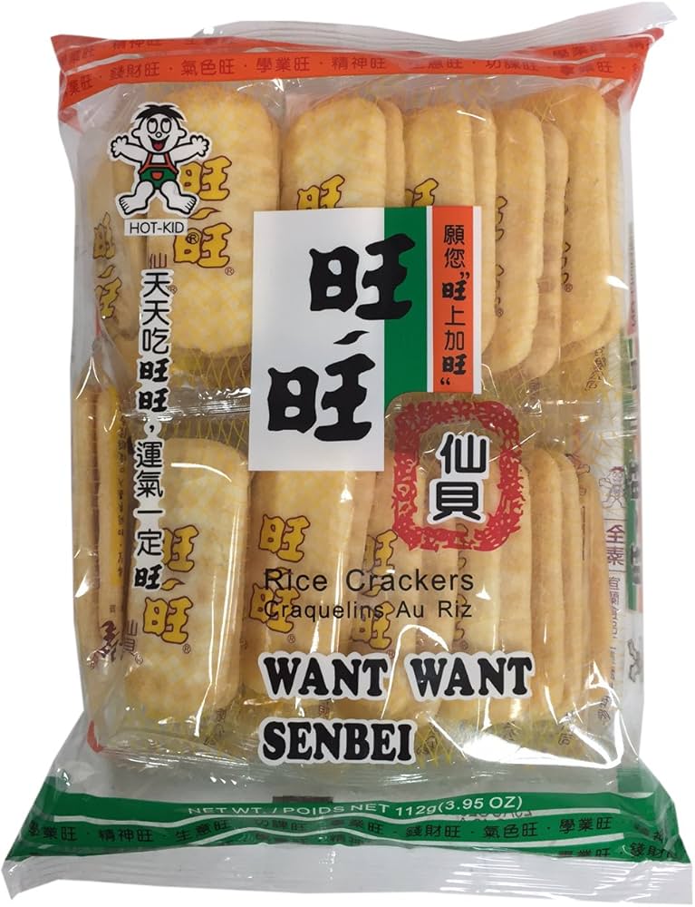 WANT WANT Senbei Rice Crackers Original Flavor