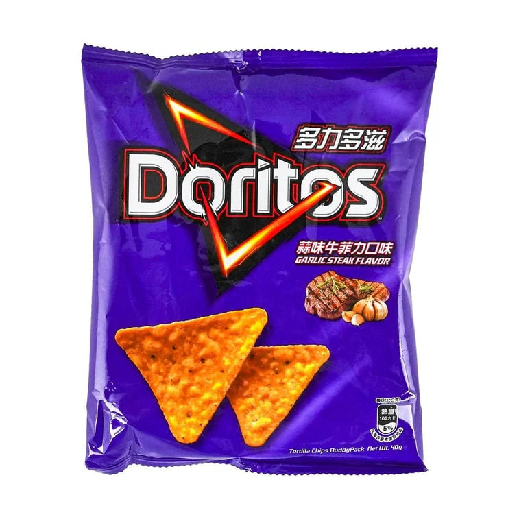 Doritos Garlic Beef Fillet Corn Chips 40g