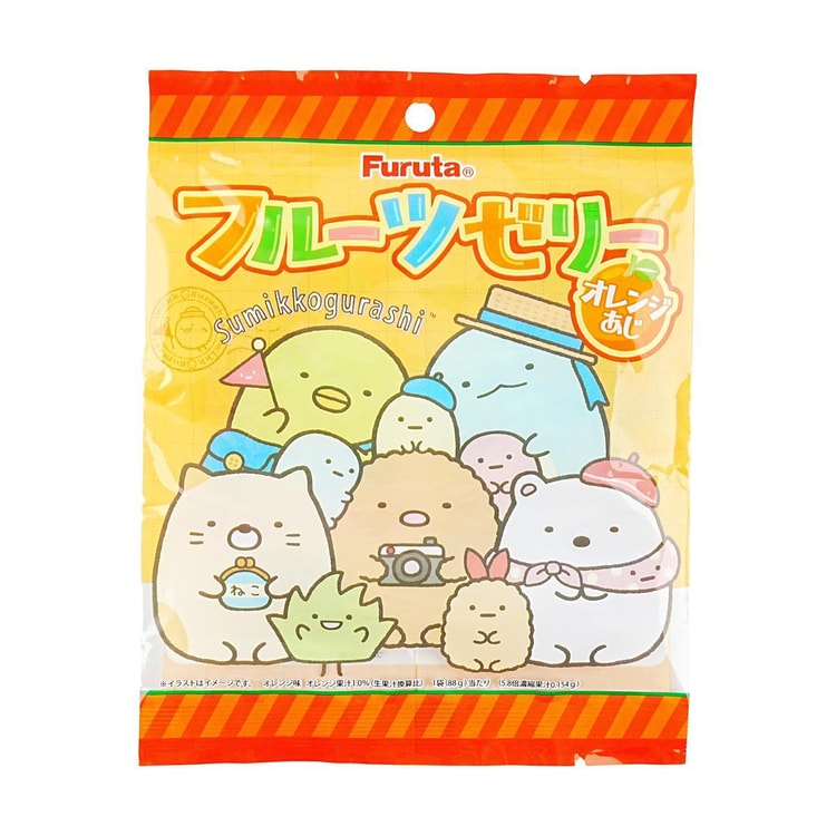 Furuta Orange Fruit Jelly 88g