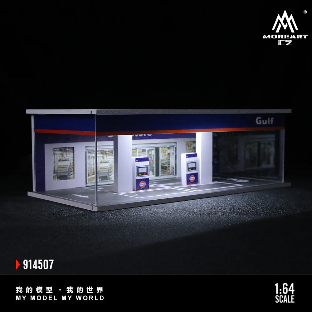 MoreArt 1:64 GAS STATION ASSEMBLY EXHIBITION HALL