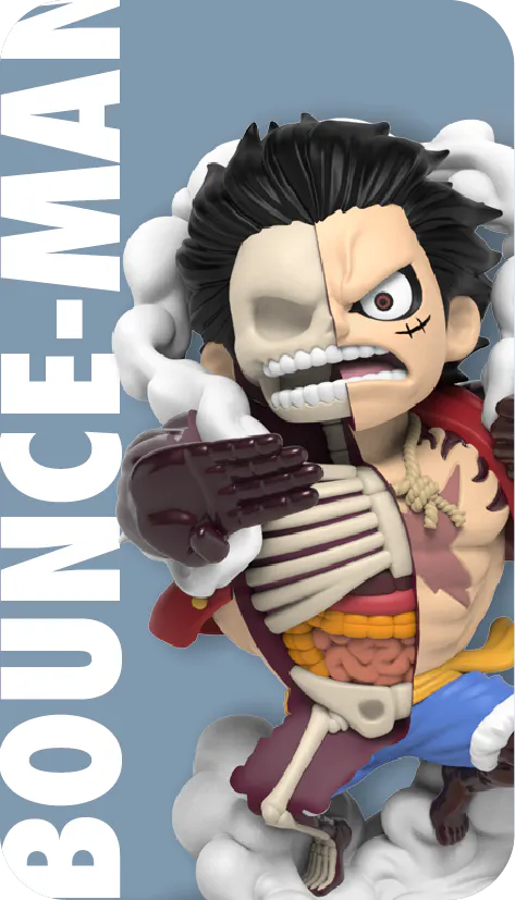 Mighty Jaxx FREENY'S HIDDEN DISSECTIBLES: ONE PIECE (LUFFY’S GEARS EDITION)