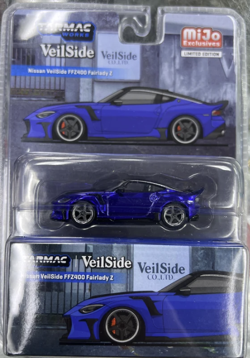Tarmac Works Nissan VeilSide FFZ400 Fairlady Z 1:64 - Chrome Chase