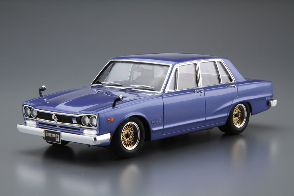 Aoshima 1/24 NISSAN GC10 SKYLINE 2000GT '71