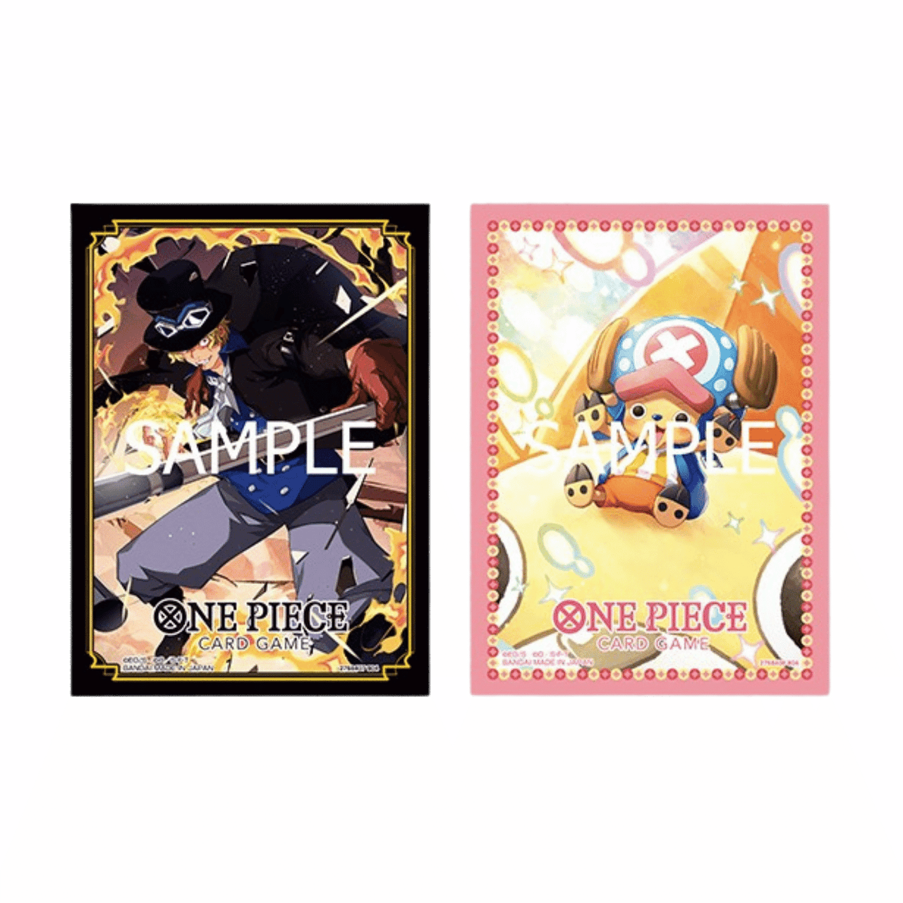 One Piece TCG: Official TCG+ Stores Sleeves Limited Editon V2 Display