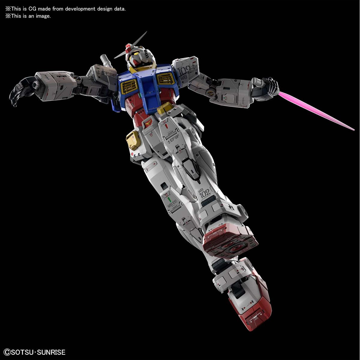 Mobile Suit Gundam RX-78-2 Gundam Perfect Grade Unleashed 1:60 Scale Model Kit