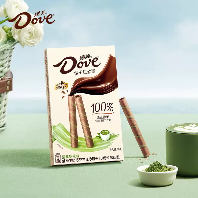 Dove Chocolate Biscuits Fresh Matcha 40G
