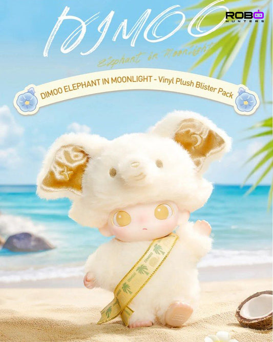 DIMOO ELEPHANT IN MOONLIGHT - Vinyl Plush Blister Pack