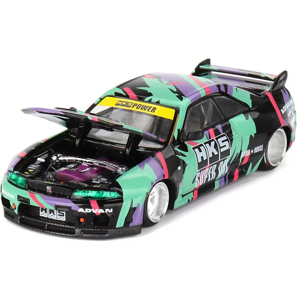 Kaido House 1:64 Nissan Skyline GT-R R33 HKS V1