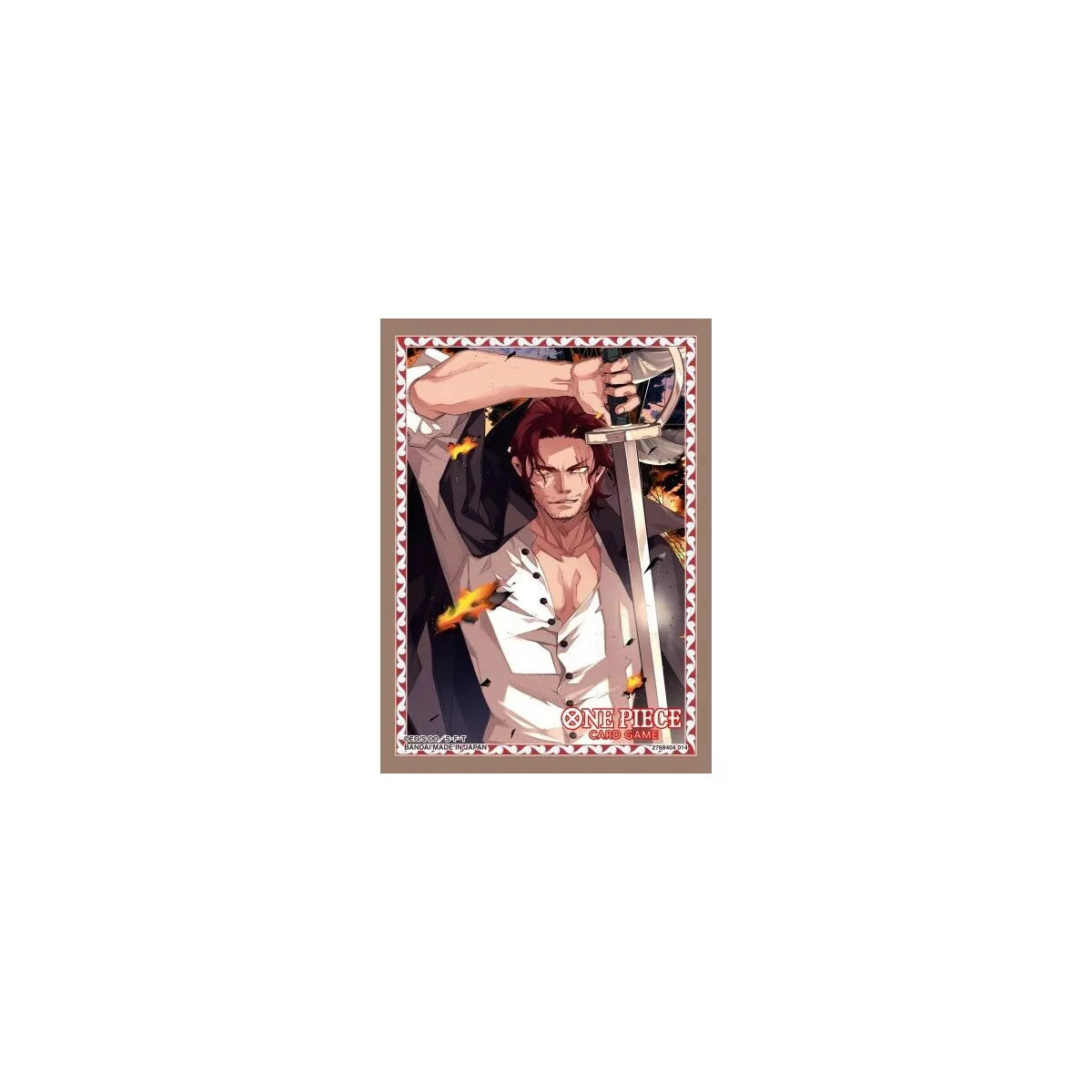 Bandai ONE PIECE Card Game Official Card Sleeve Series 10 - Shanks