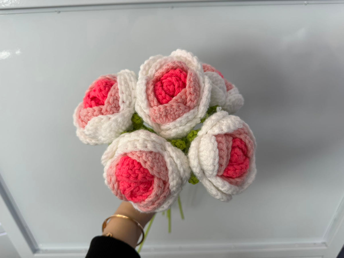 Handmade Crochet Flowers – Assorted Colors & Designs ($9.99)