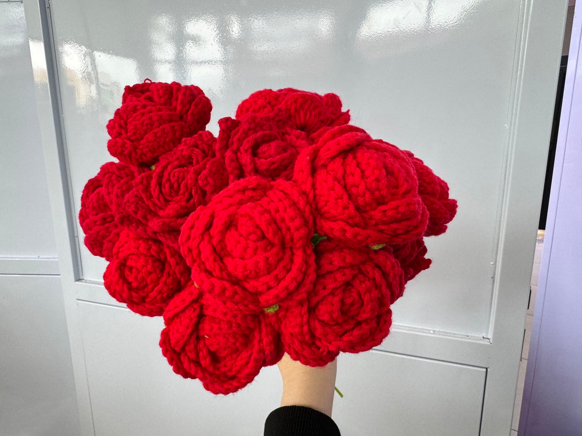 Handmade Crochet Flowers – Assorted Colors & Designs ($9.99)