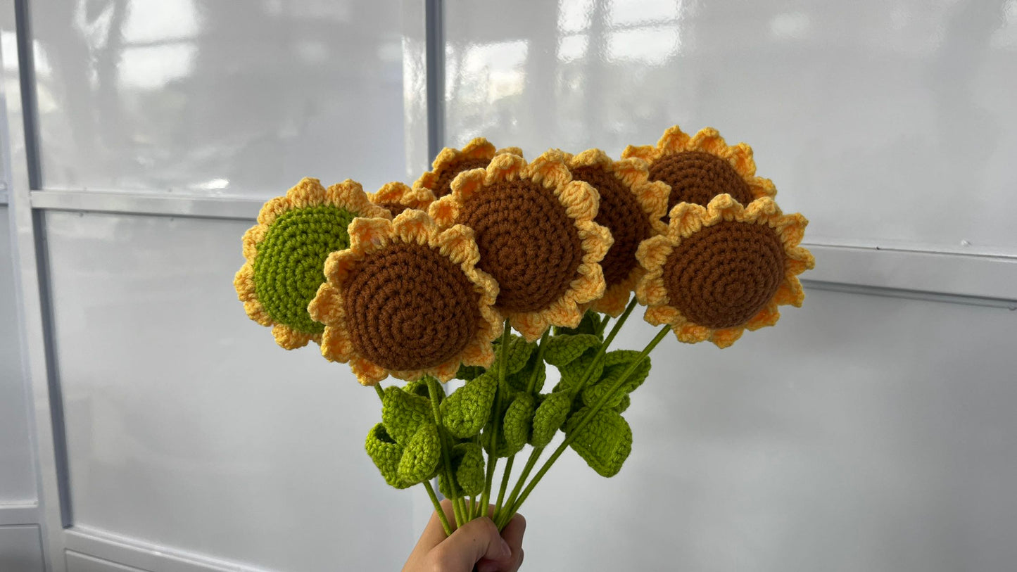 Handmade Crochet Flowers – Assorted Colors & Designs ($9.99)