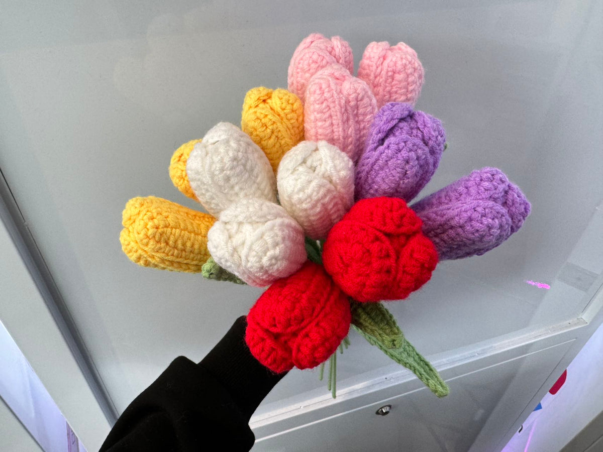 Handmade Crochet Flowers – Assorted Colors & Designs ($9.99)