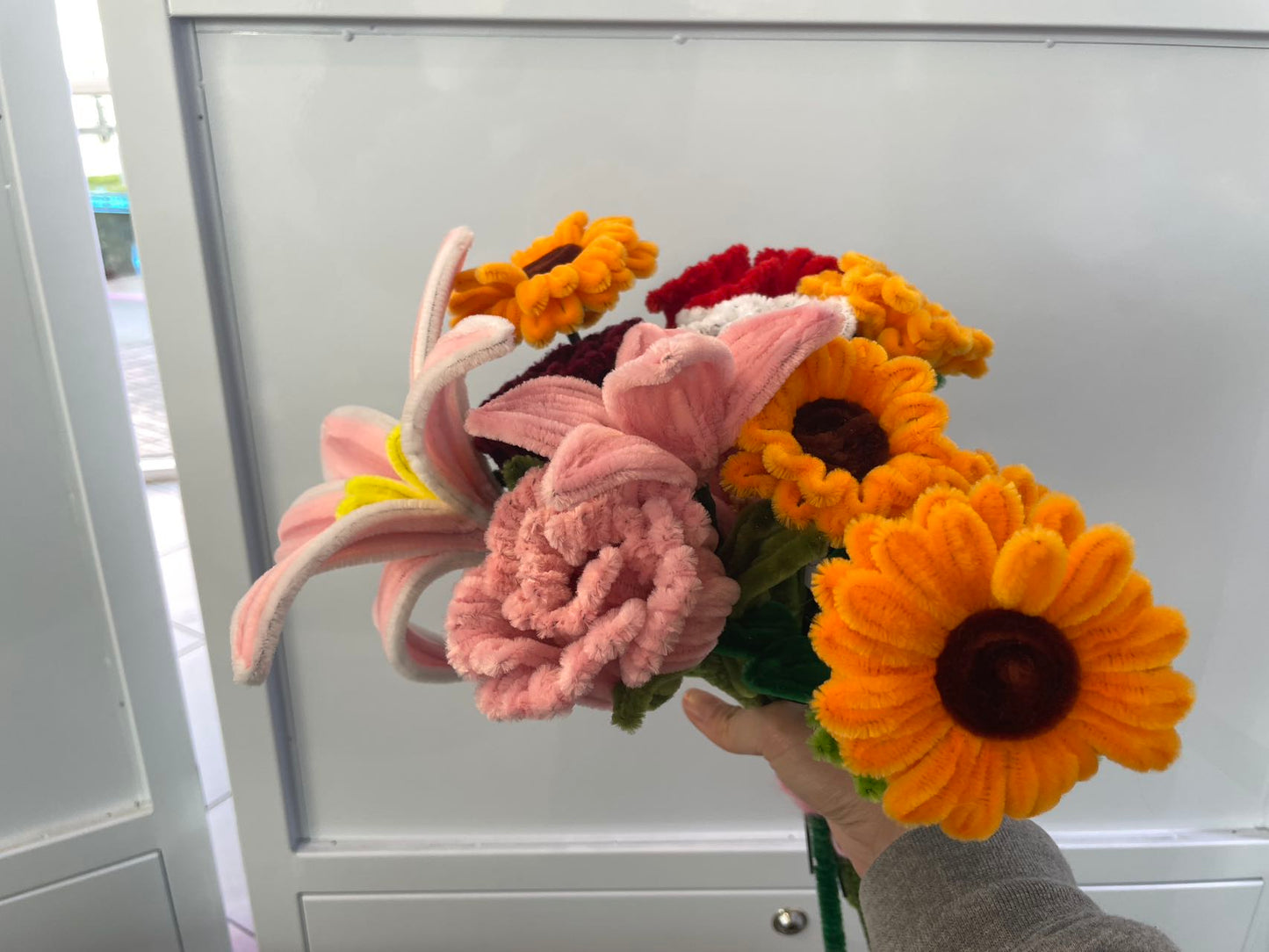 LL-XH Wire Handmade Flowers