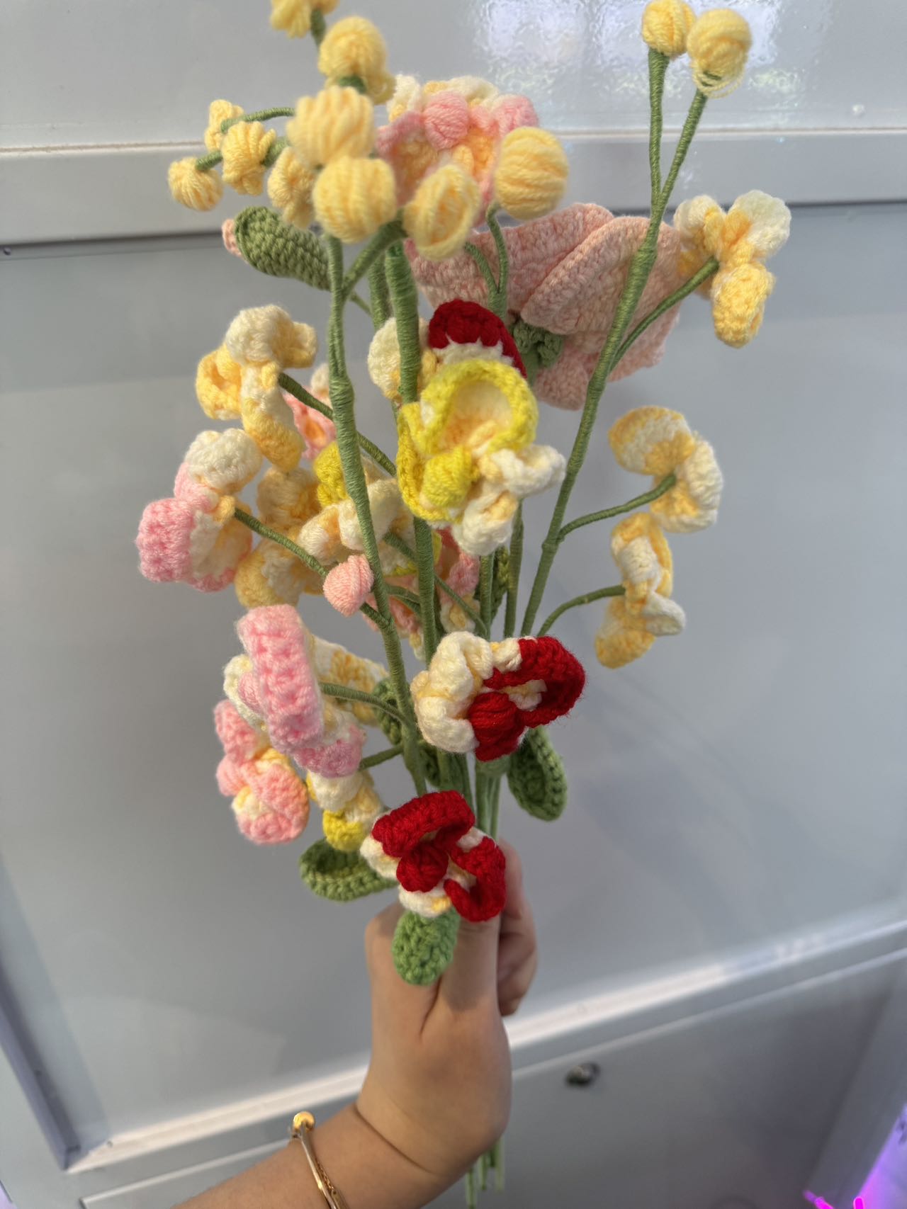 Handmade Crochet Flowers – Peony, Rose, Bear & Bell Flower ($14.99)