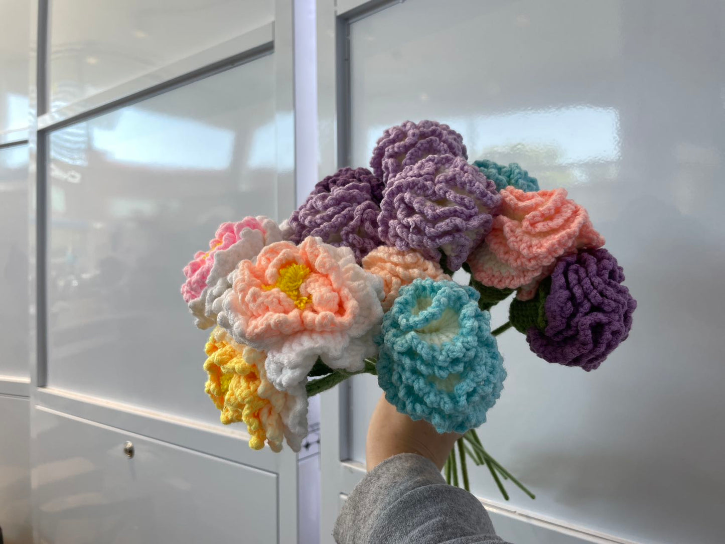 Handmade Crochet Flowers – Bell Flower, Daisy, Rose & More ($11.99)