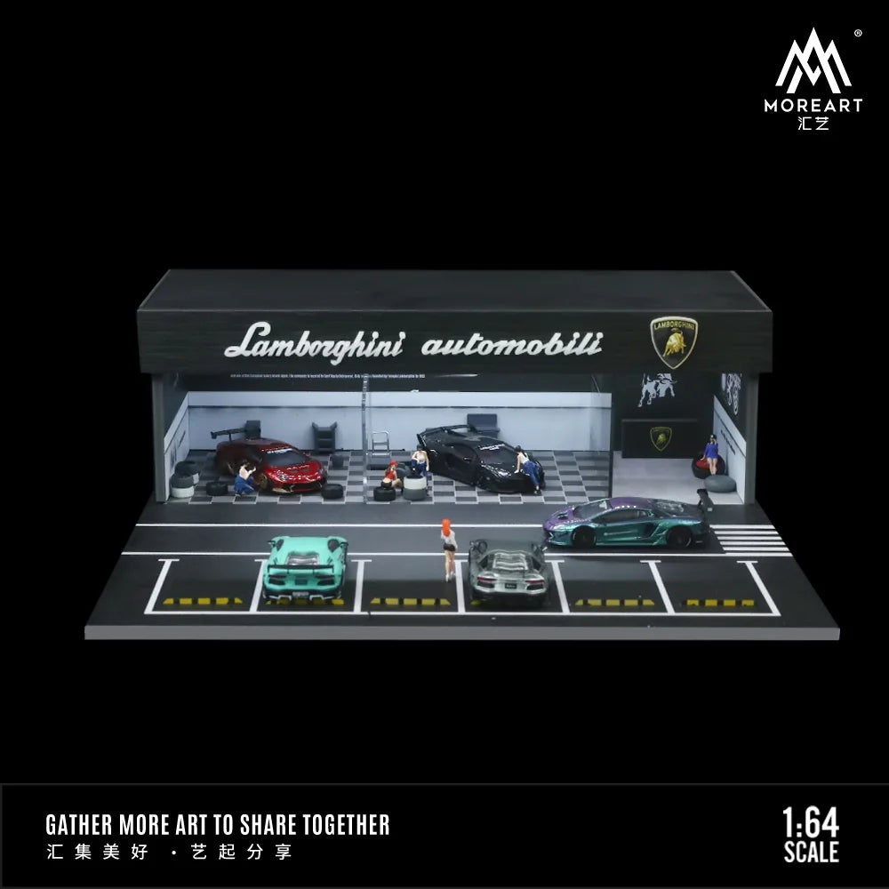 MoreArt Diorama BMW Dealership1:64